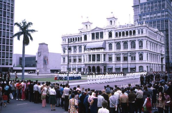 Remembrance Day, The Cenetaph, Hong Kong Island
